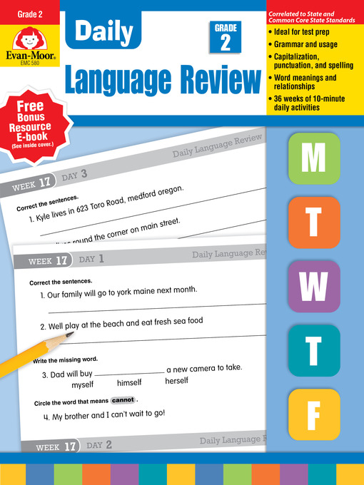 Title details for Daily Language Review, Grade 2 by Evan-Moor Educational Publishers - Wait list